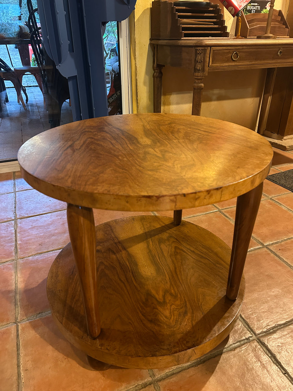 Guéridon Art Déco Double Plateau 1930