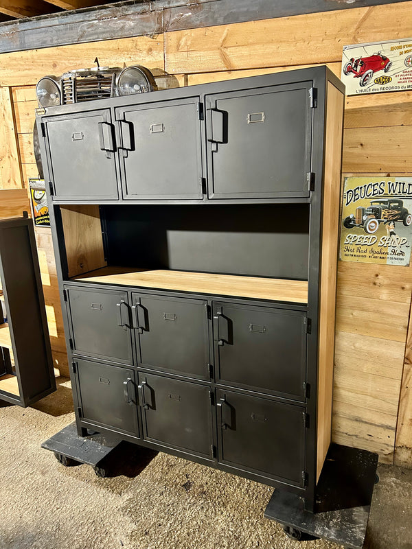 Bibliothèque industrielle 9 portes PRIX de base : 1590€réf 3531