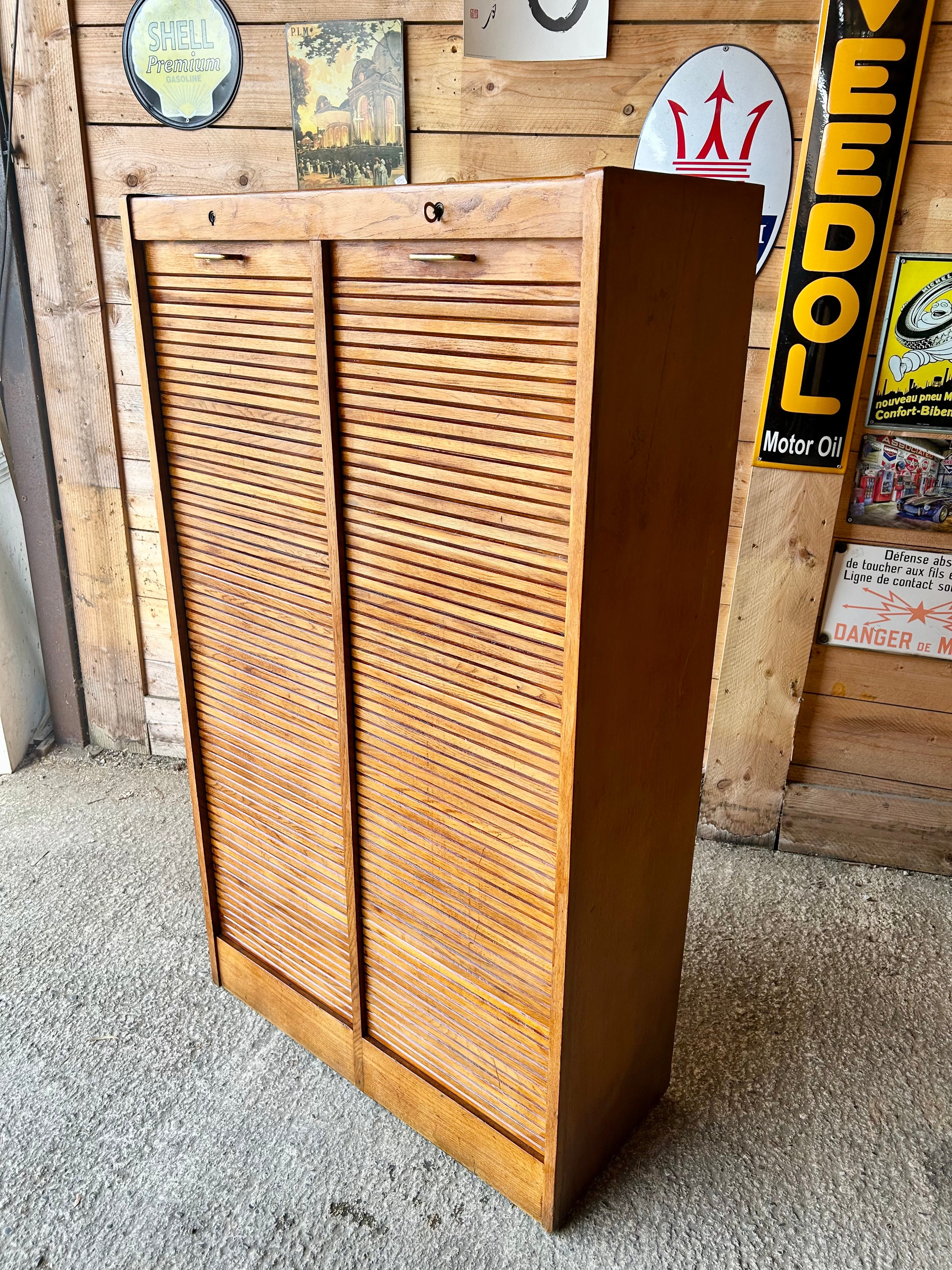 Classeur double à rideau 1960/1970  Réf 4504