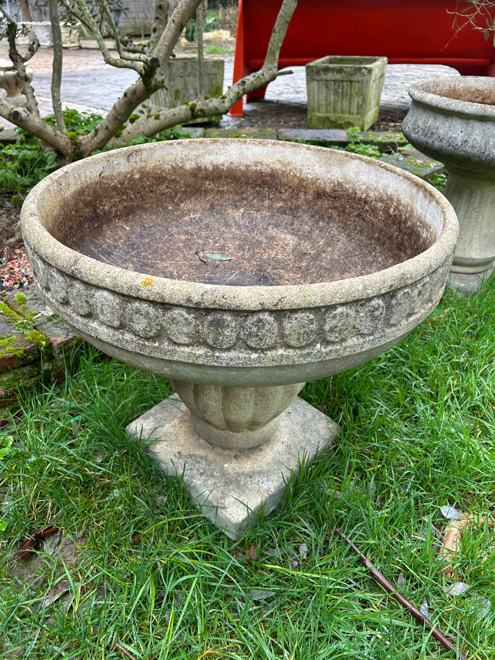 Grande jardinière en pierre reconstituée vintage Réf 4422