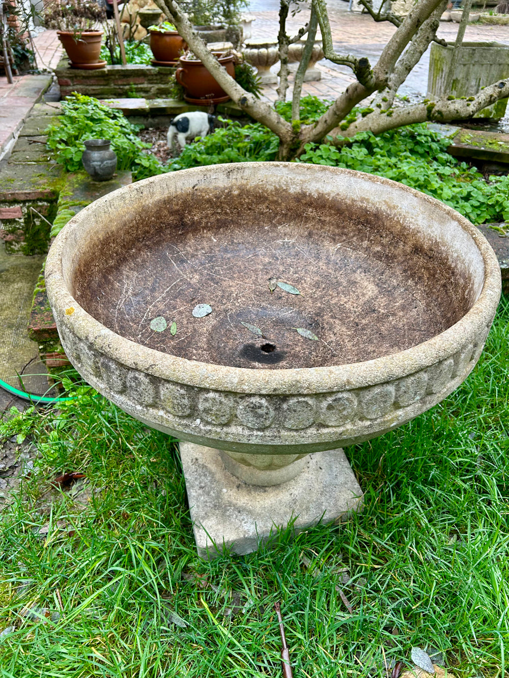 Grande jardinière en pierre reconstituée vintage Réf 4422