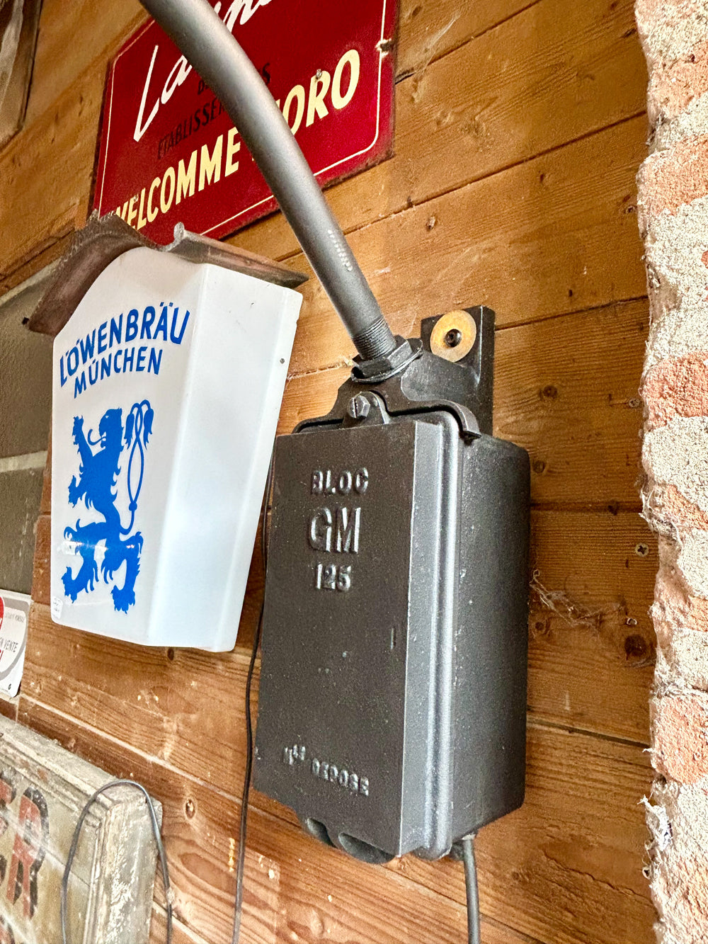 Lampadaire de rue Mazda 1970 Réf 4226