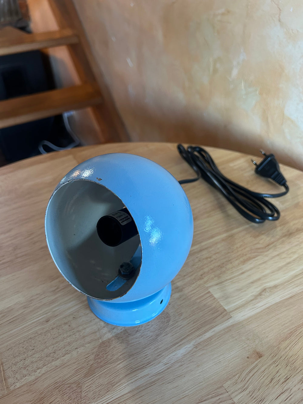 Lampe "Eyeball" bleu Goffredo Reggiani 1970