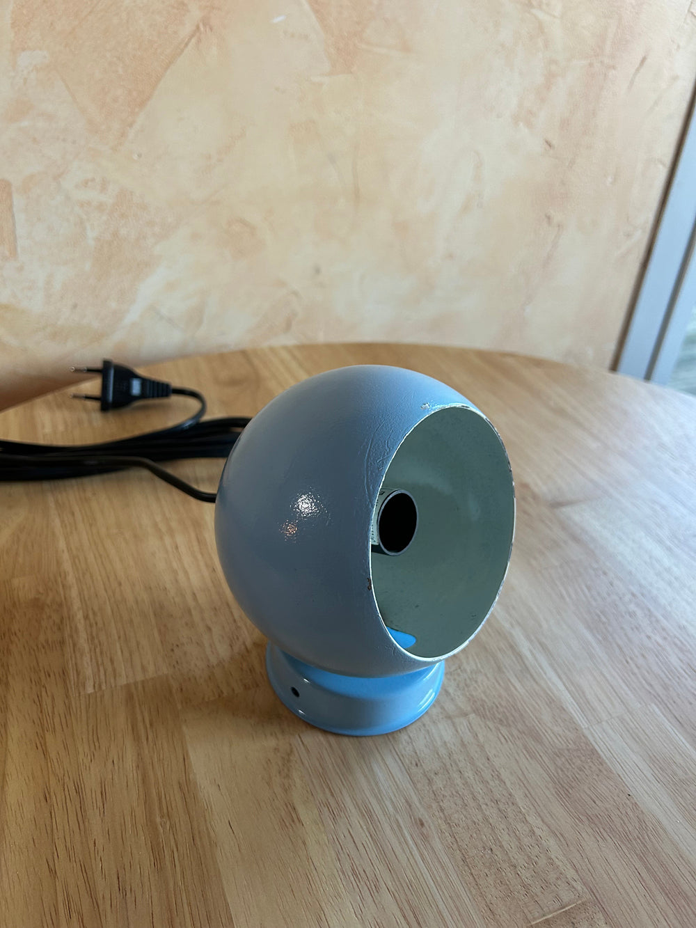 Lampe "Eyeball" bleu Goffredo Reggiani 1970