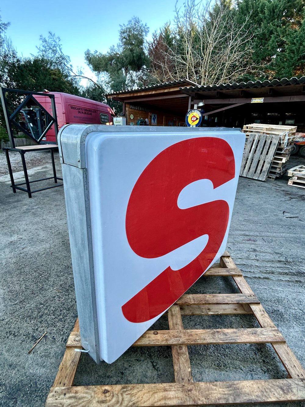 Lettre lumineuse de pompe à essence Réf 4354