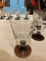 Lot de 11 verres à liqueur ART DECO - Réf 4592