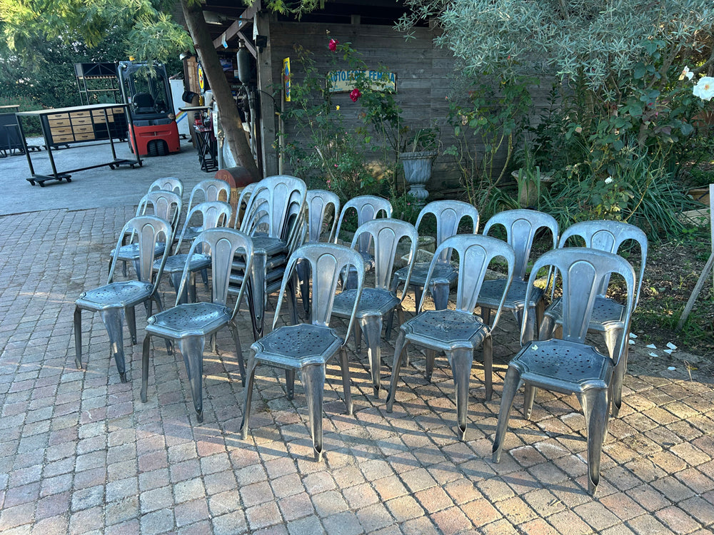 Lot de chaises design industriel- Réf 4575