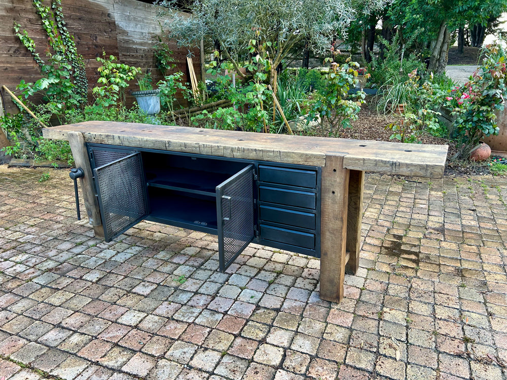 Trés grand établi menuiserie Réf 4242