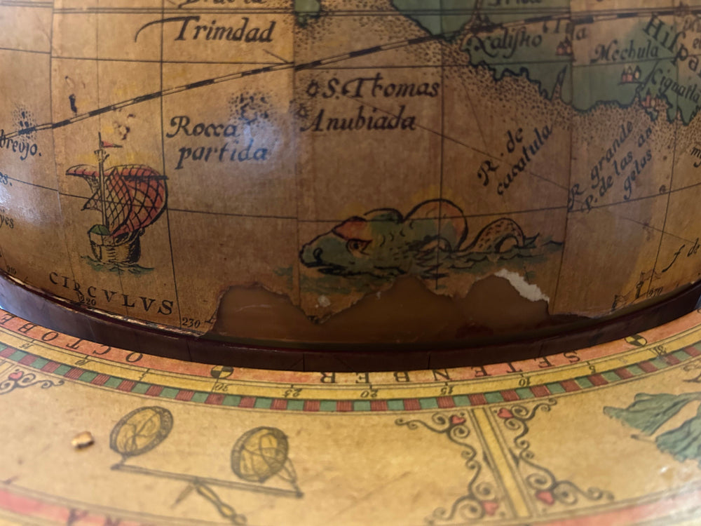 Mini-Bar globe terrestre 1970 Réf 4555