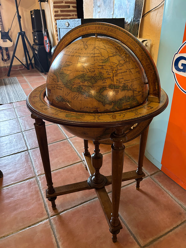 Mini-Bar globe terrestre 1970 Réf 4555