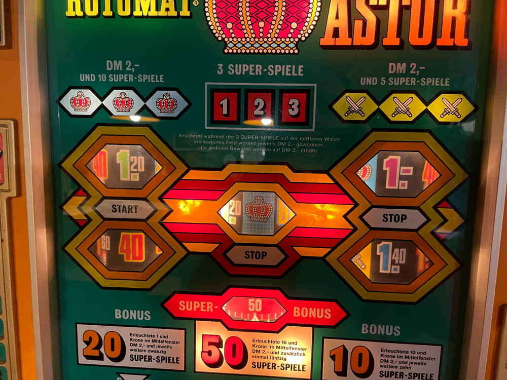 Machine à sous Rotomat Astor 1974 réf 4034