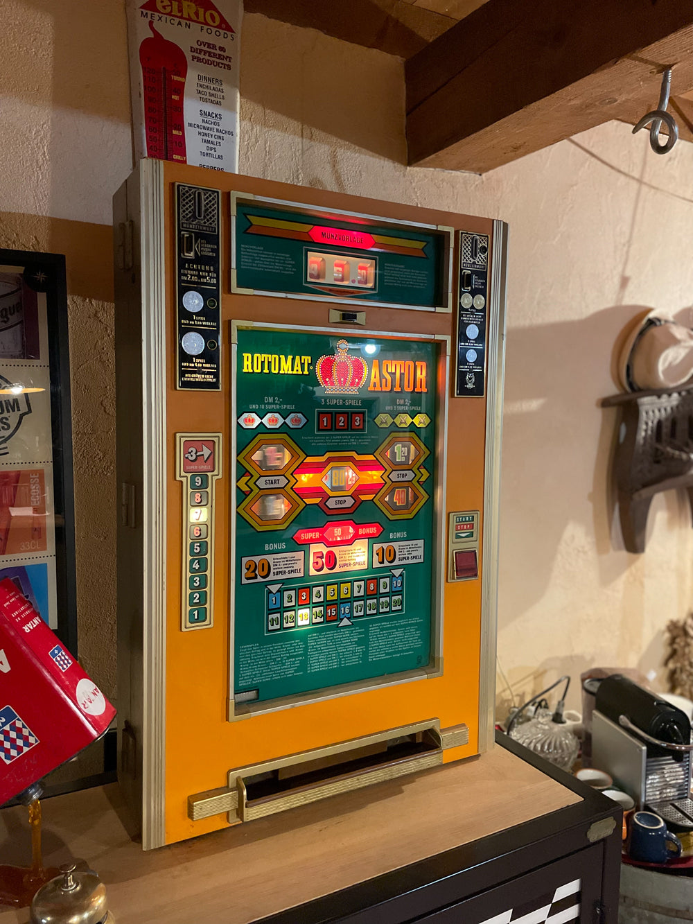 Machine à sous Rotomat Astor 1974 réf 4034