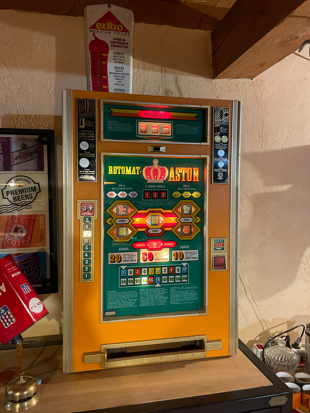 Machine à sous Rotomat Astor 1974 réf 4034