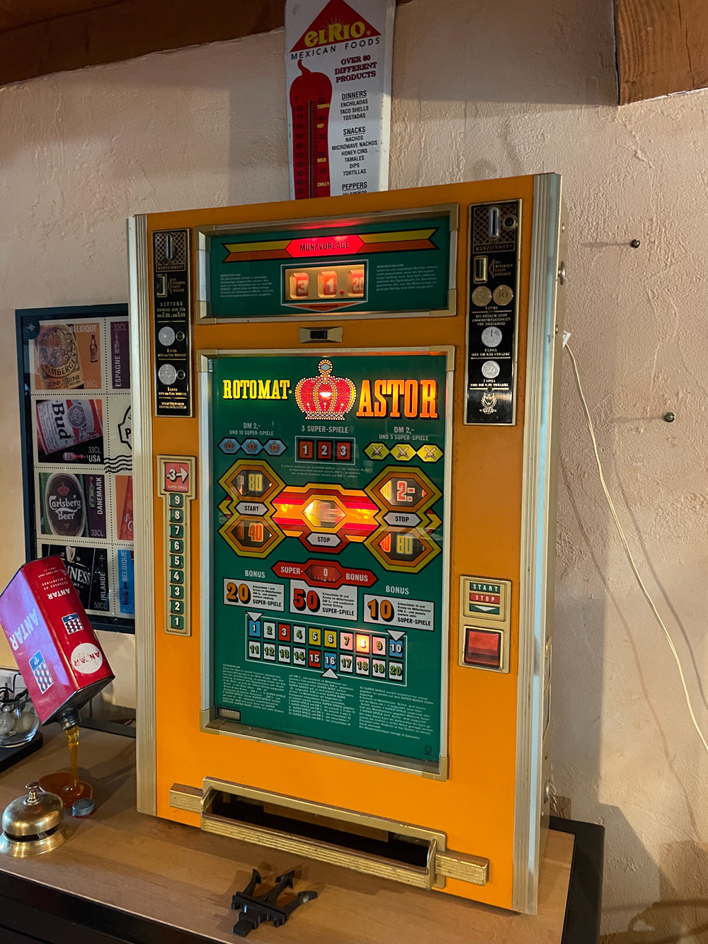 Machine à sous Rotomat Astor 1974 réf 4034