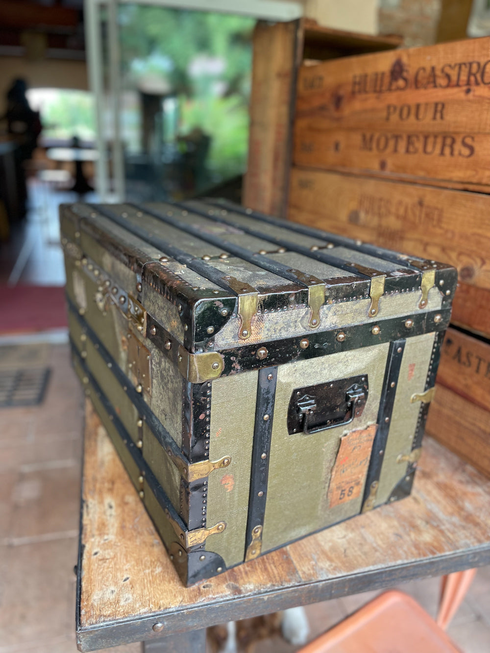 Malle de voyage 1900 Réf 4074