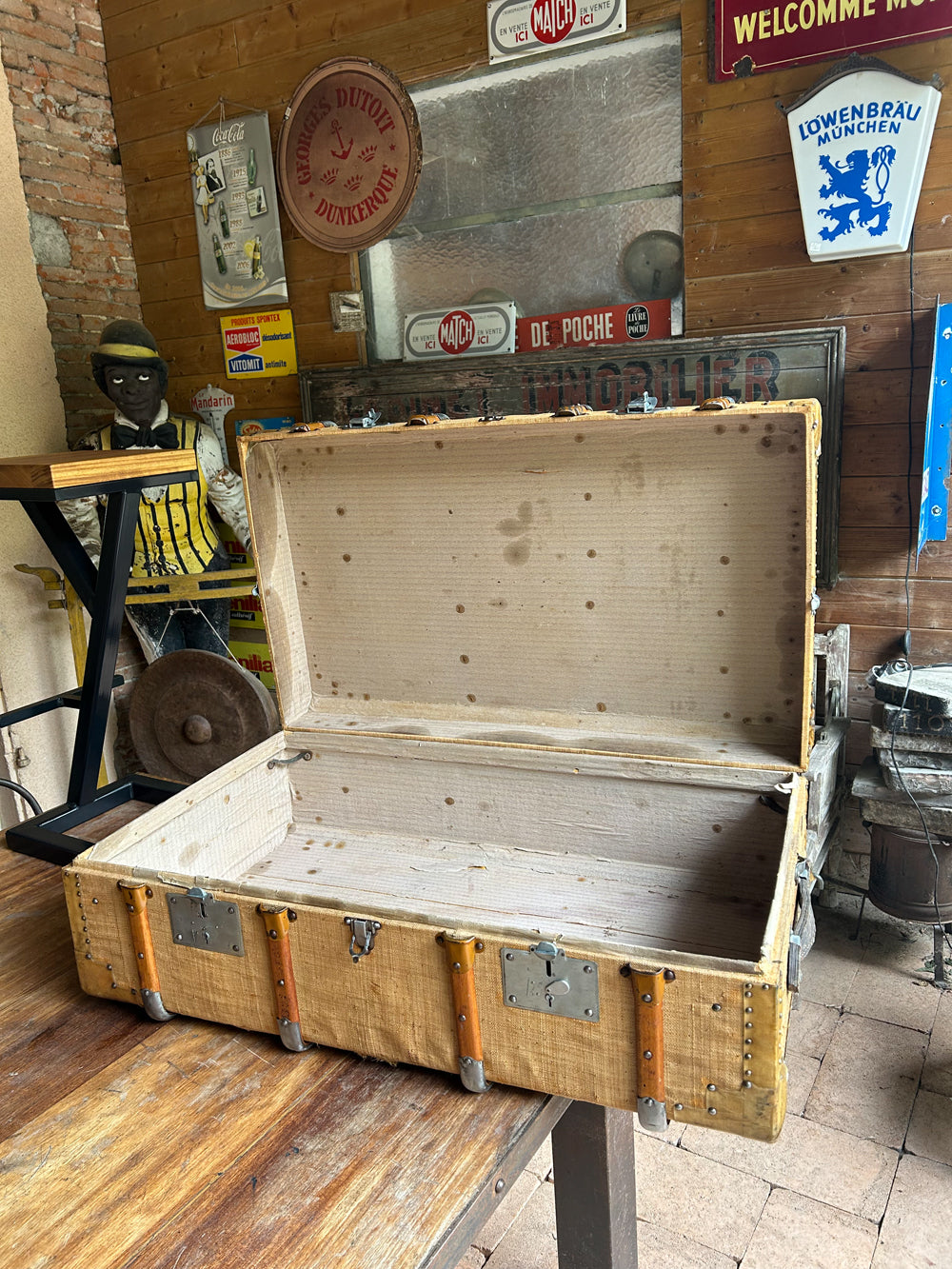 Malle de voyage année 30 Réf 4301