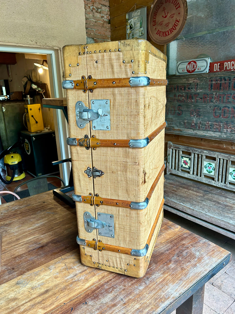 Malle de voyage année 30 Réf 4301