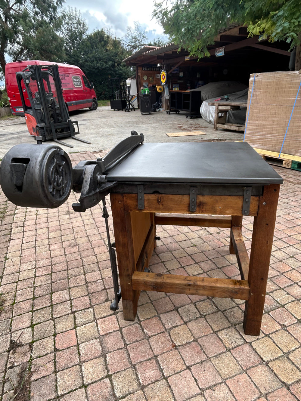 Massicot d'imprimerie époque 1900 Réf 4565