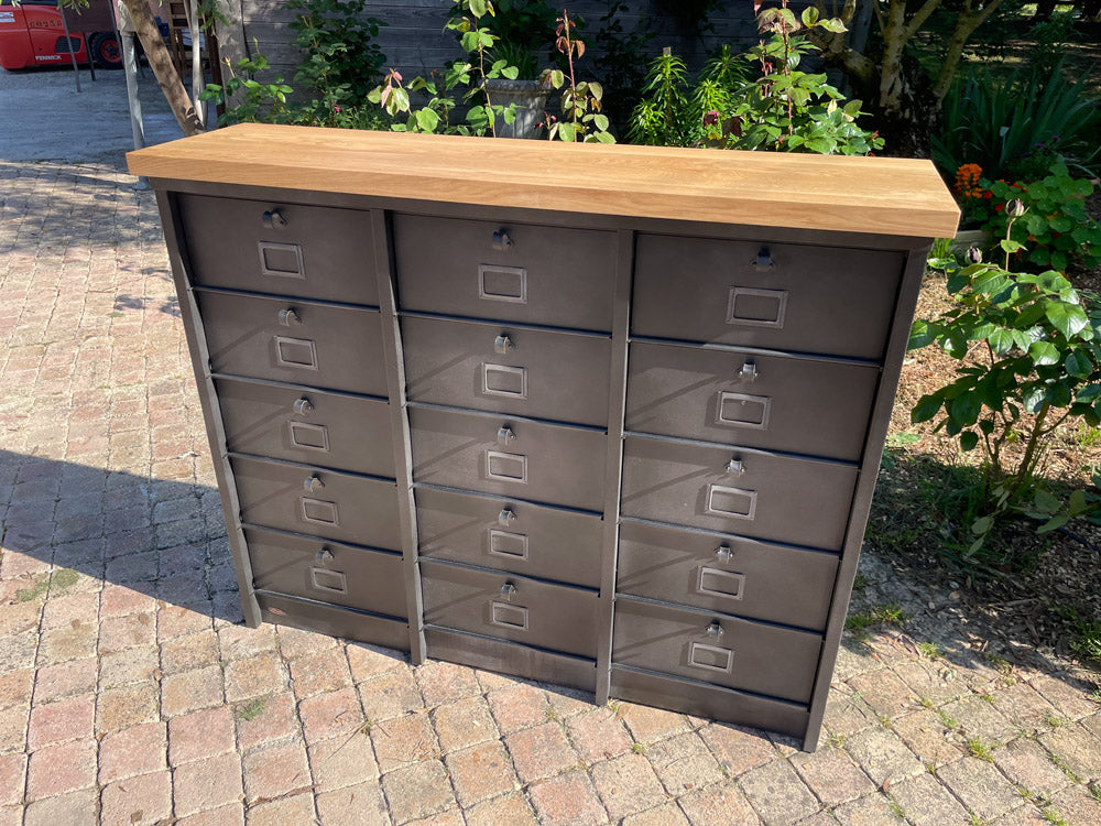 Meuble 15 clapets Strafor 1960  Réf 4041
