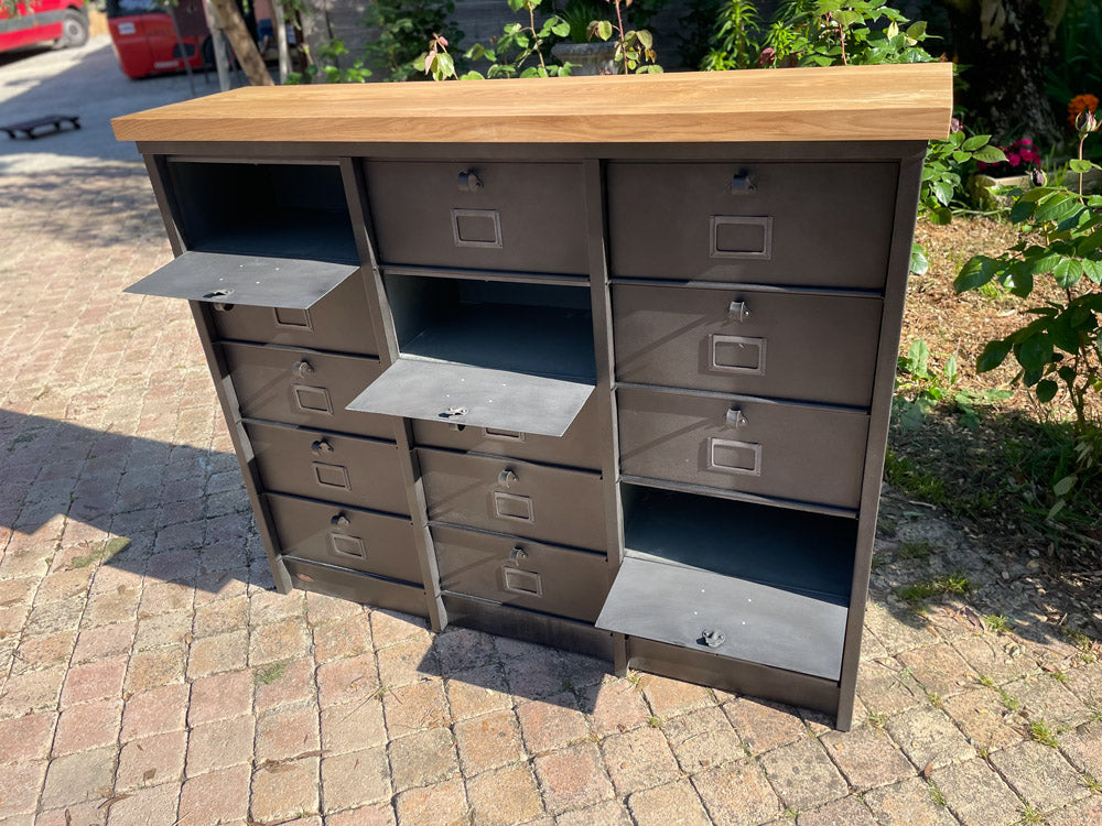 Meuble 15 clapets Strafor 1960  Réf 4041