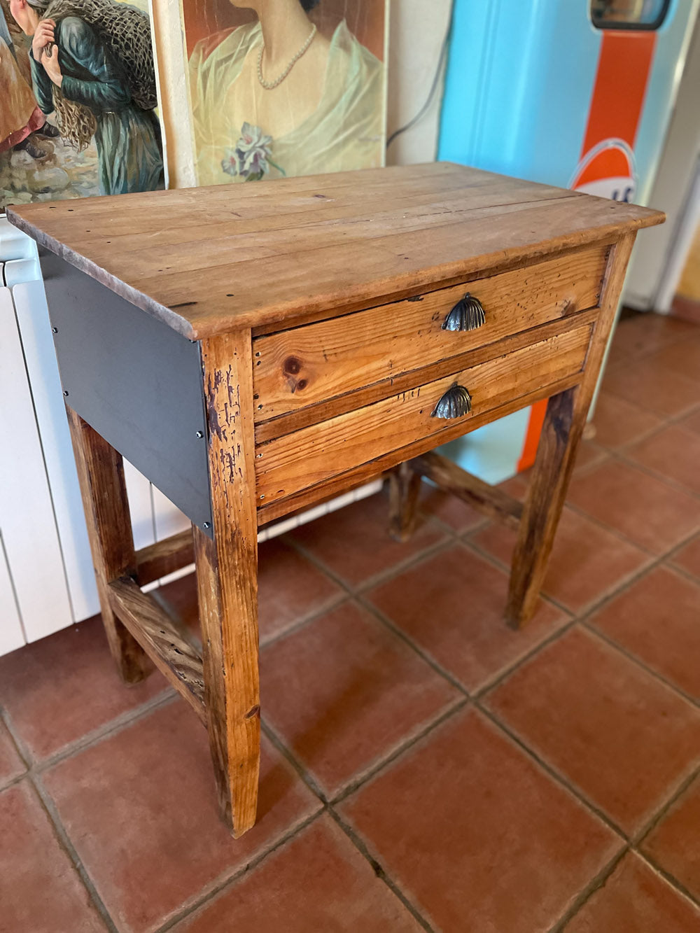 Meuble d'imprimerie 2 tiroirs VENDU