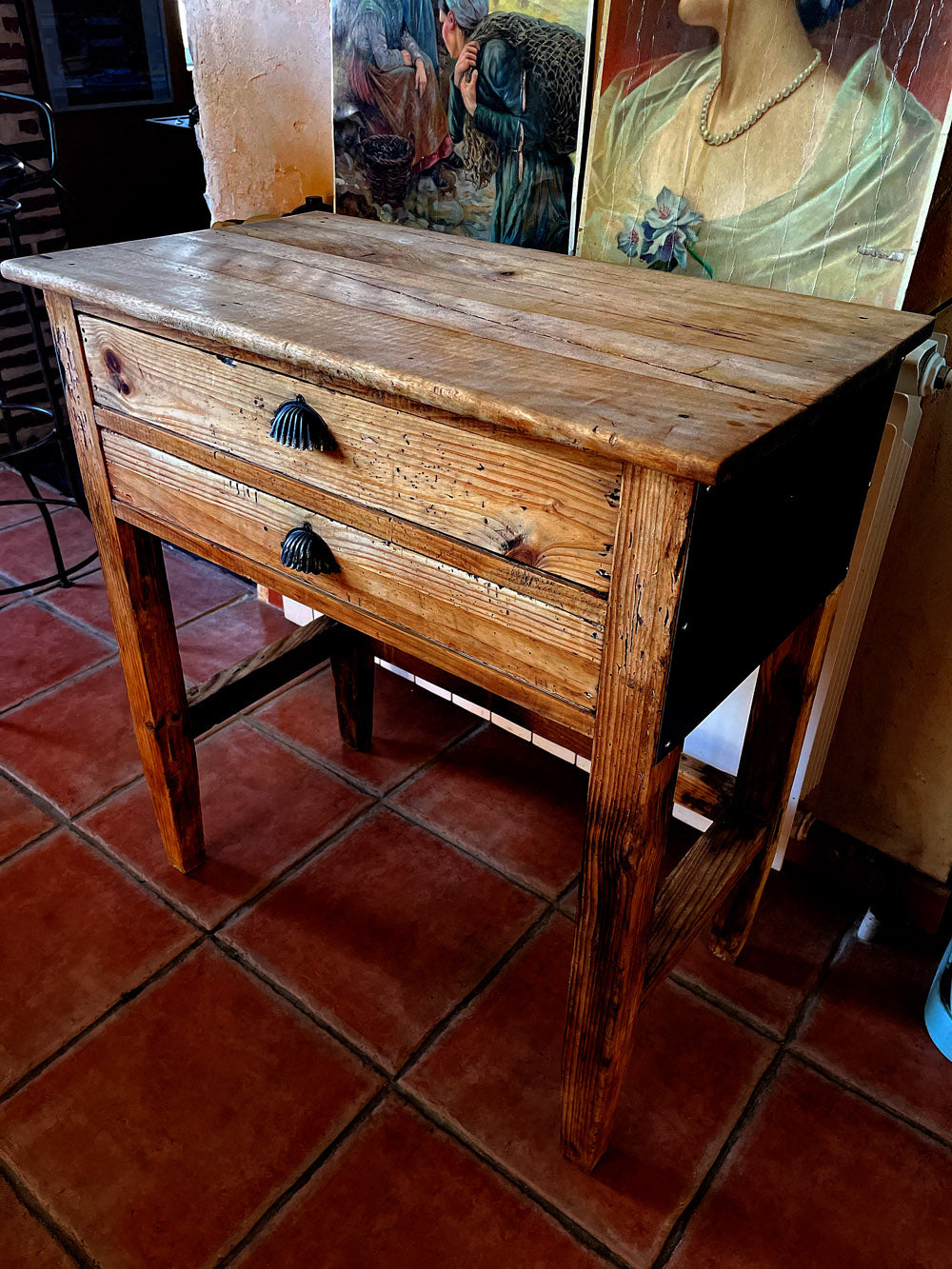 Meuble d'imprimerie 2 tiroirs VENDU