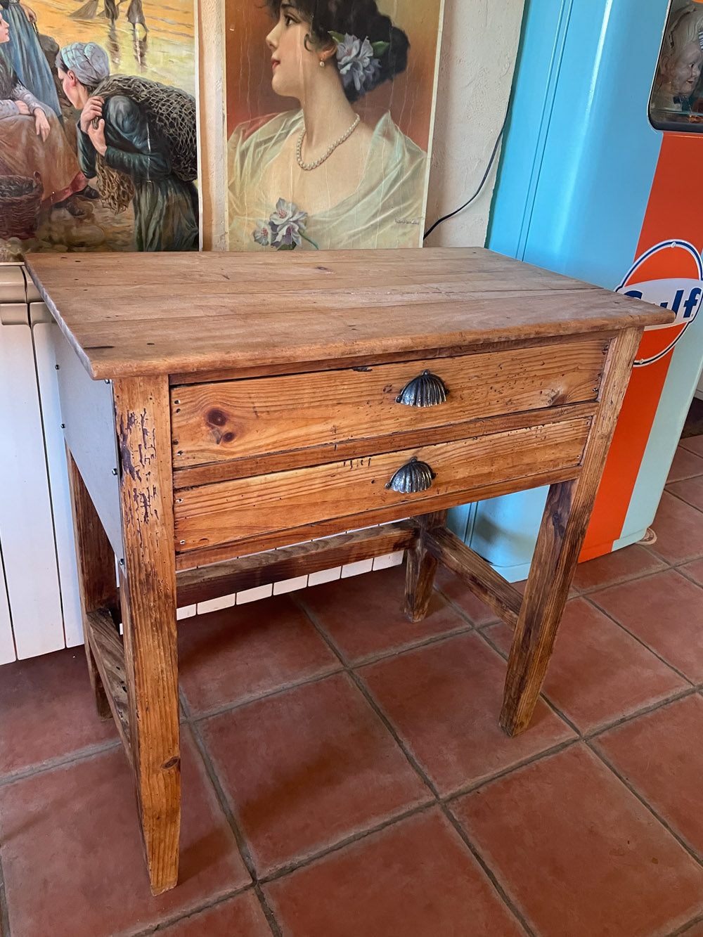 Meuble d'imprimerie 2 tiroirs VENDU