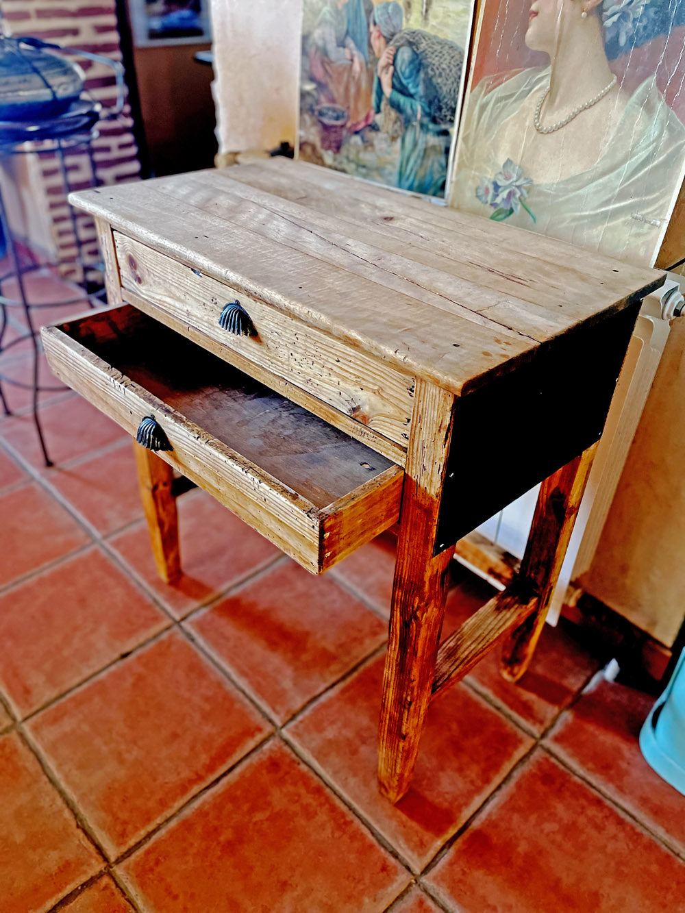 Meuble d'imprimerie 2 tiroirs VENDU