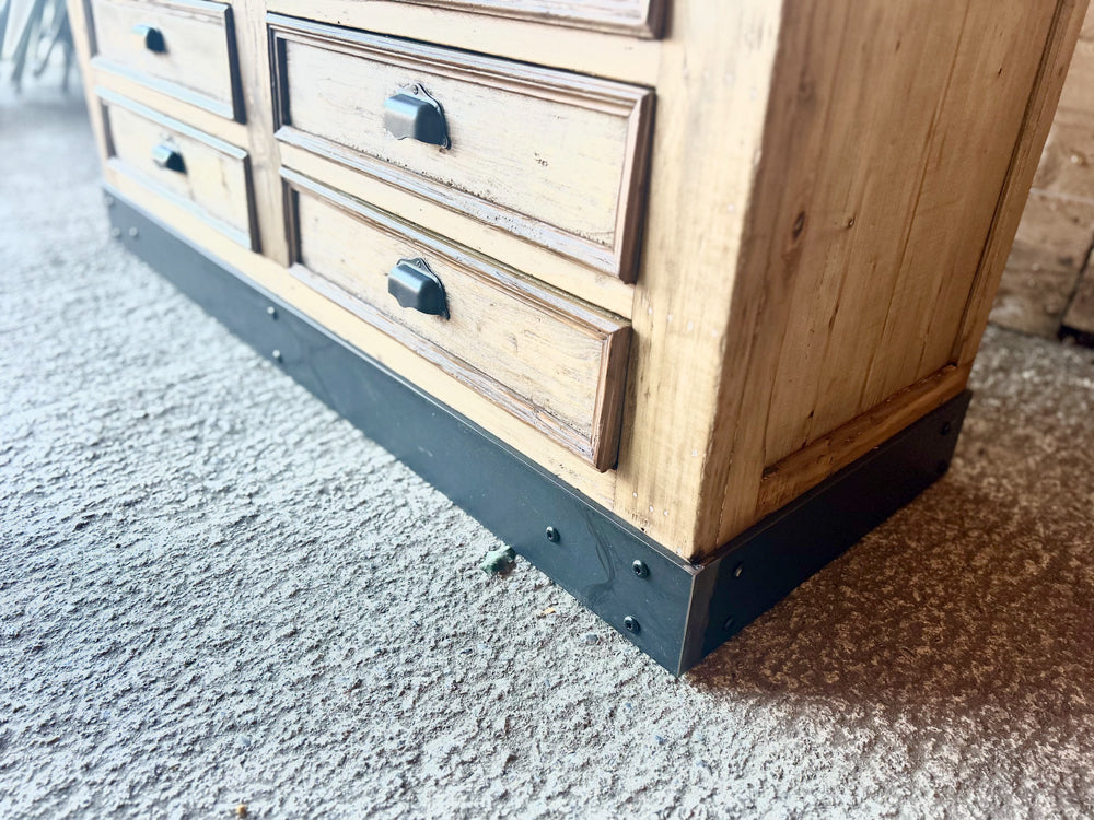 Meuble de métier 10 tiroirs 1900  Réf 4451