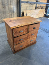 Meuble de métier 6 tiroirs 1900- Réf 4586