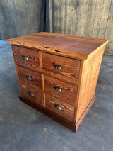 Meuble de métier 6 tiroirs 1900- Réf 4586