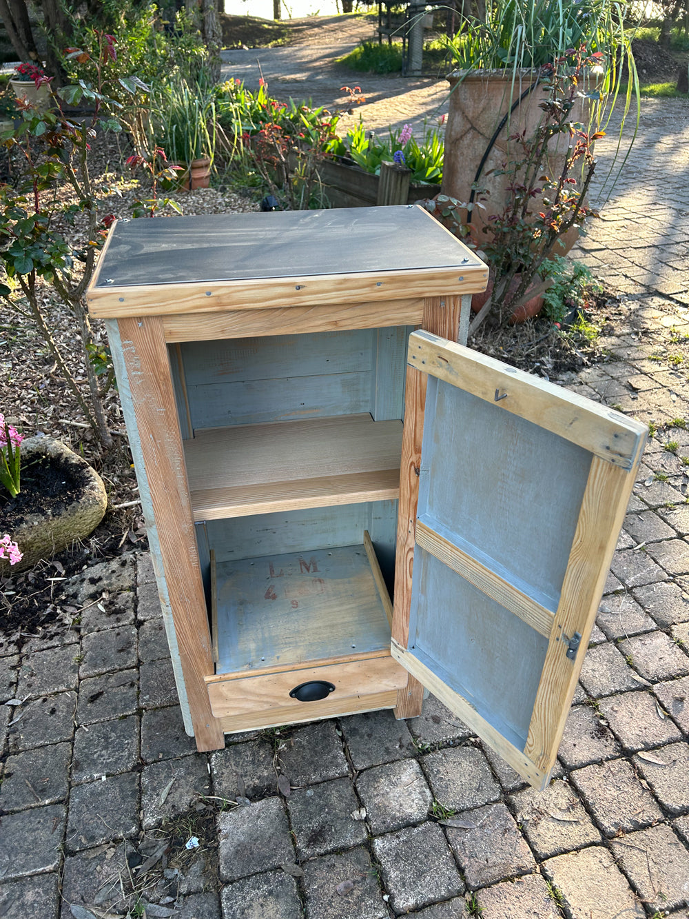 Buffet d'Atelier 1 porte & 1 tiroir Réf 4236