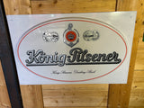 Panneau publicitaire KONIG-PILSENER réf 4106