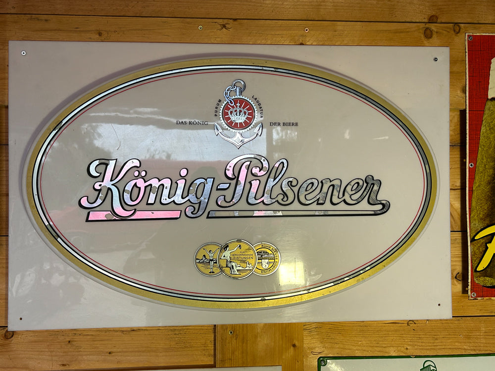 Panneau publicitaire KONIG-PILSENER réf 4106