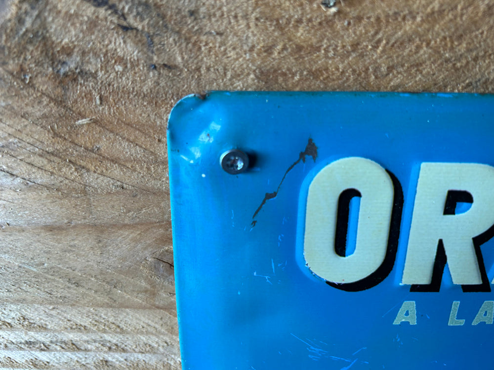 Tôle publicitaire ORANGINA Réf 4524