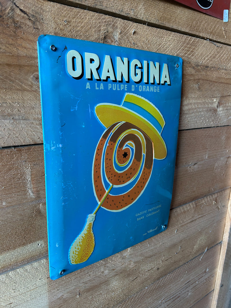 Tôle publicitaire ORANGINA Réf 4524