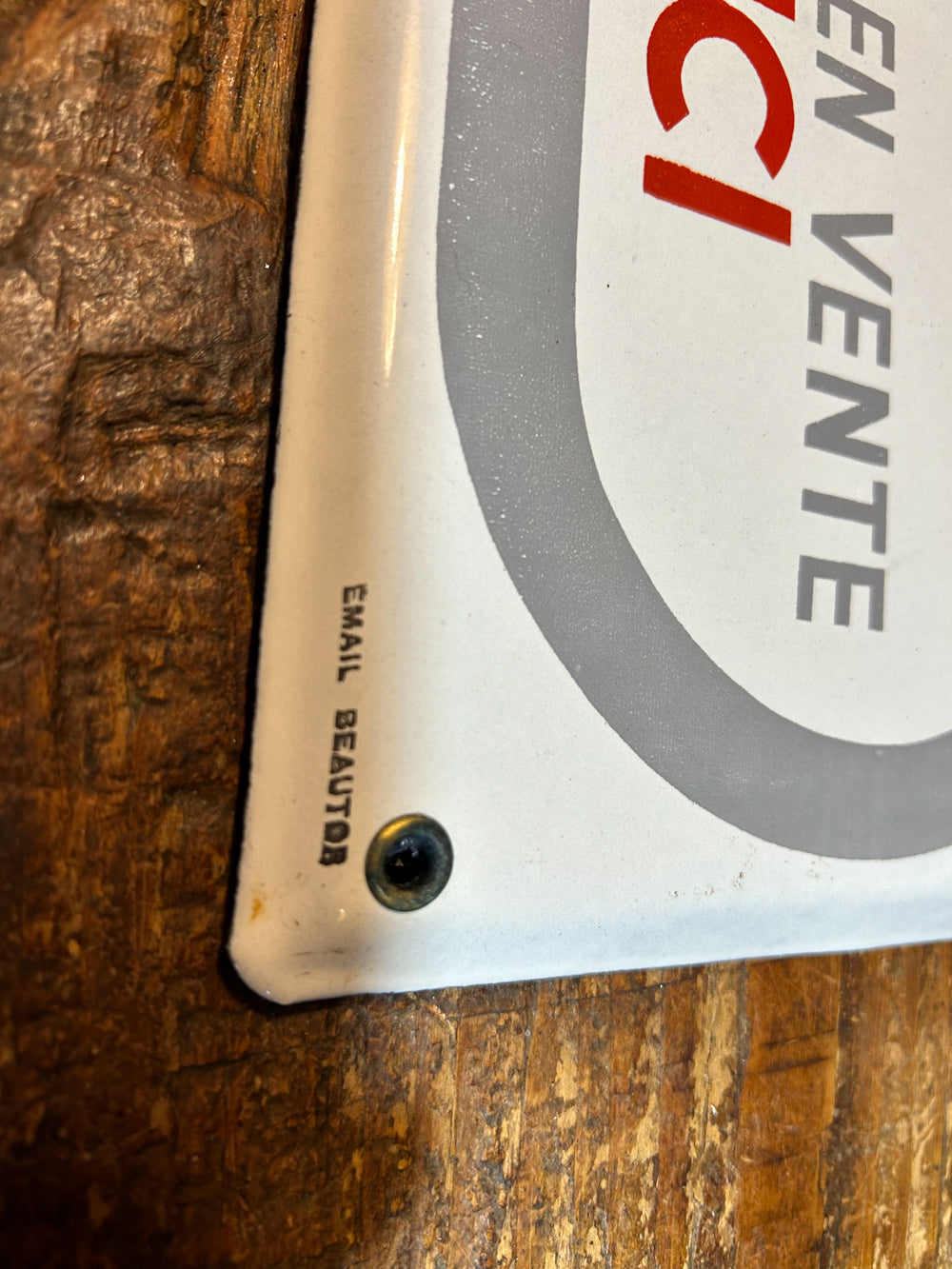 Plaque émaillée PARIS MATCH Réf 4201