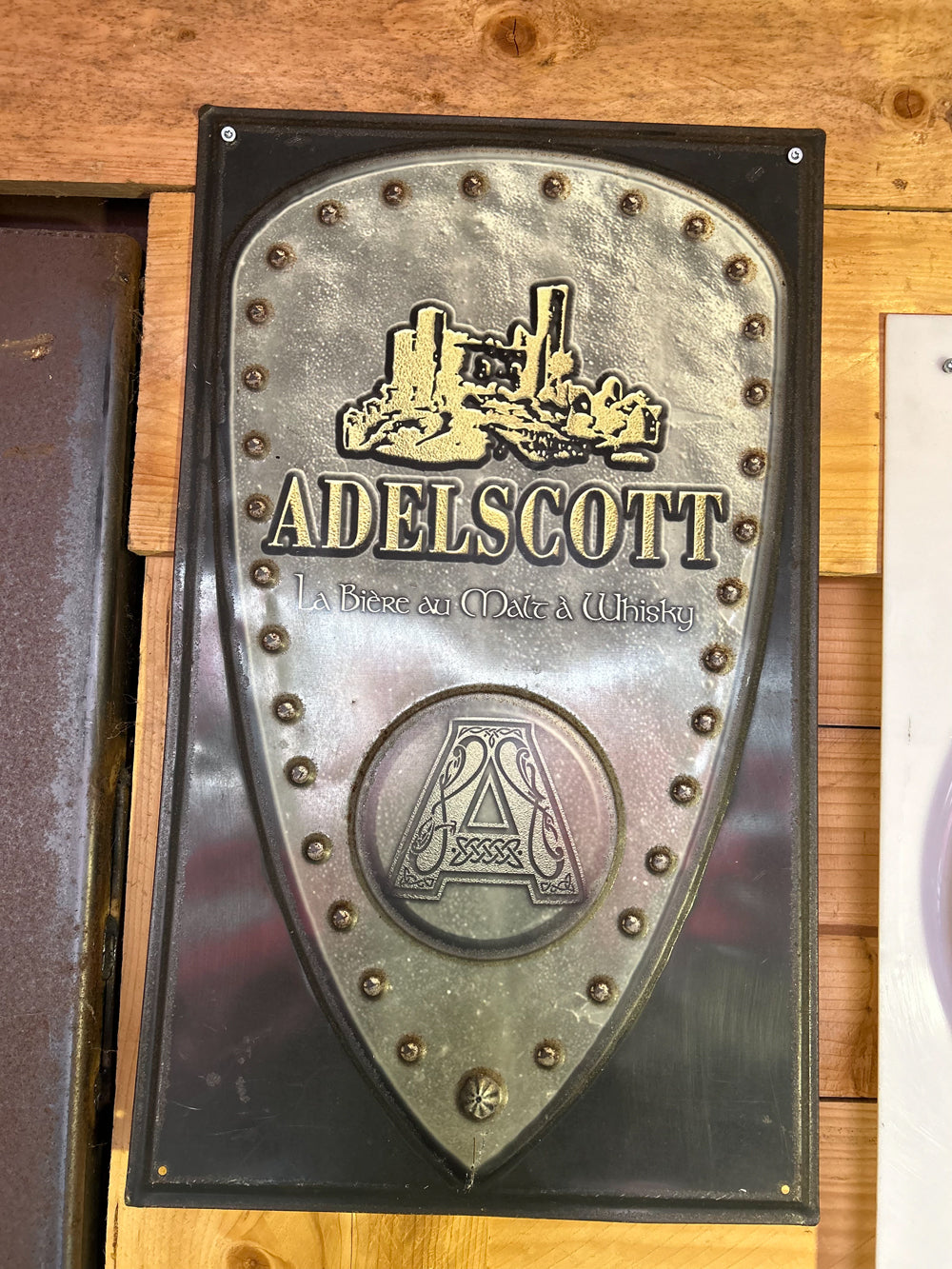 Plaque tôle ADELSCOTT réf 4103