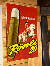 Plaque tôle cigares ROSSLI réf 4104
