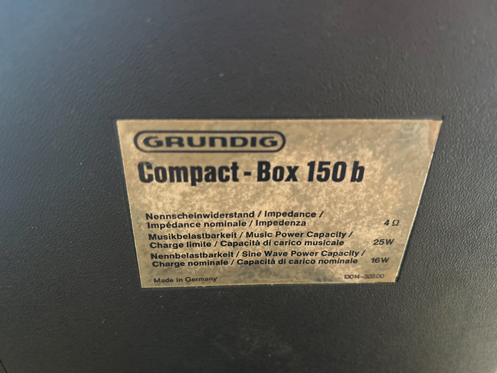 Platine vinyle Grundig Studio RPC50 réf 4124