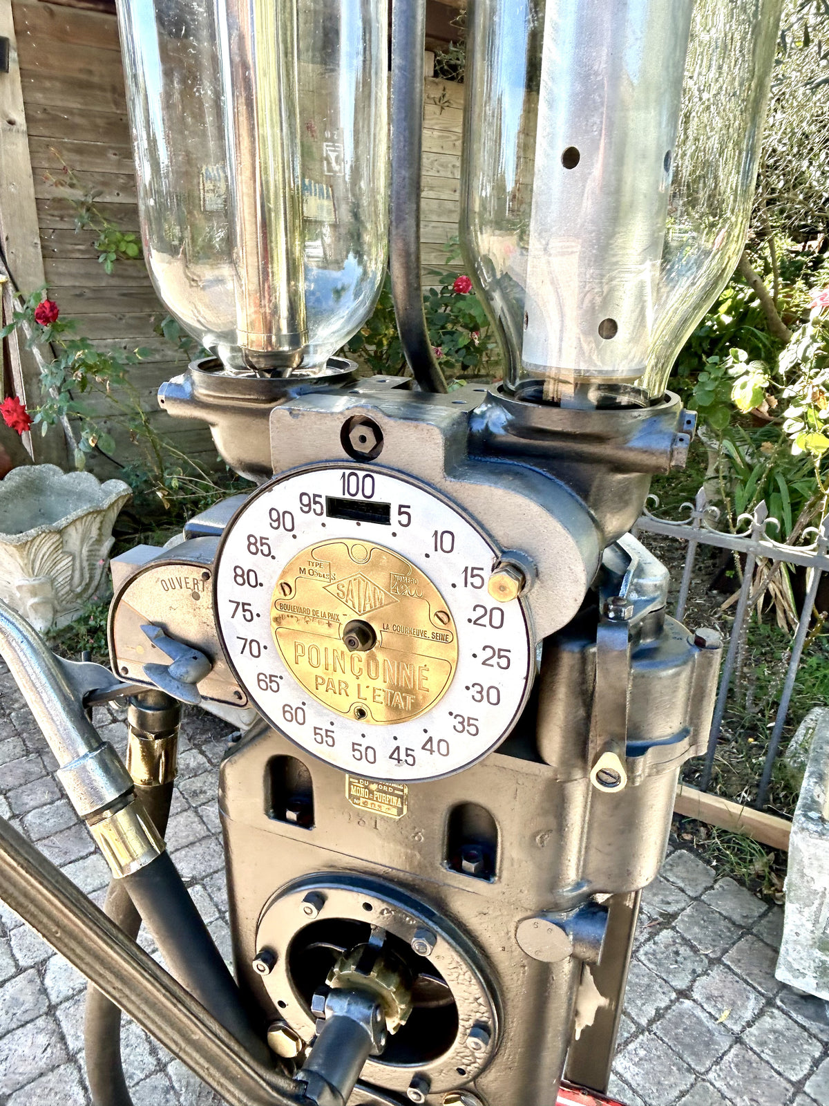 Pompe essence Bijaugeur Satam 1930 - RF 4751
