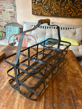 Porte ou casier  bouteilles métal 1930 - Réf 4613