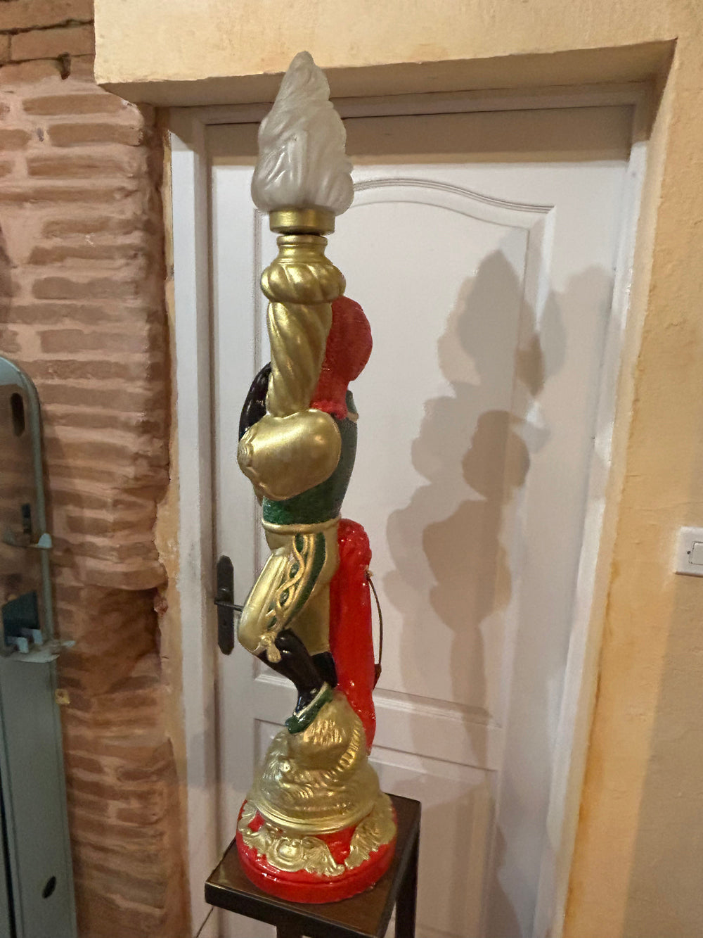 Porte torchère Maure Venicien 1930/50 - Réf 4619