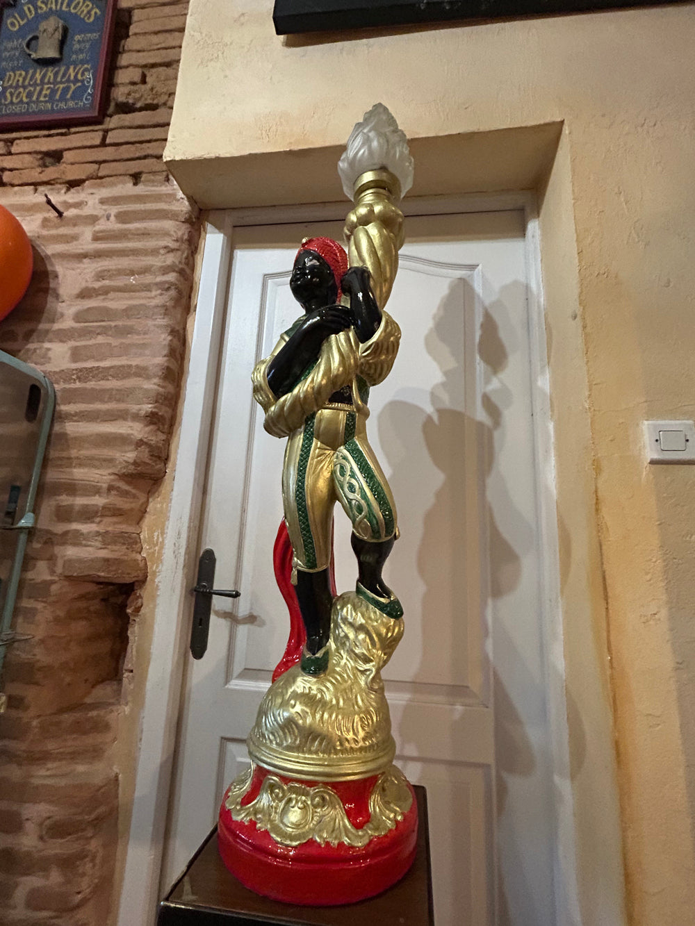 Porte torchère Maure Venicien 1930/50 - Réf 4619