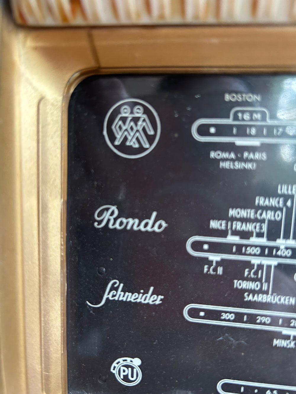 Poste TSF Schneider Rondo 1955 Réf 4476