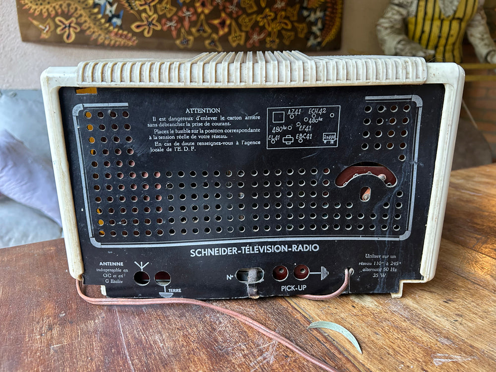 Poste TSF Schneider Rondo 1955 Réf 4476