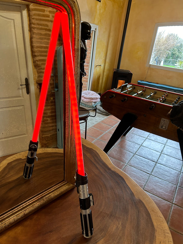 Porte-clés 3D Sabre Laser Dark Vador - Star Wars - Métal Peint