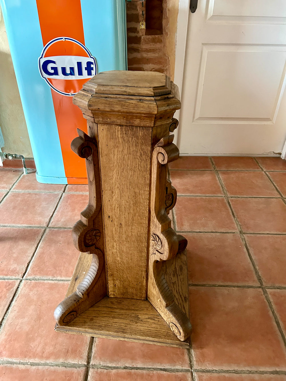 Sellette Chêne Massif 1900 Style Belle Époque