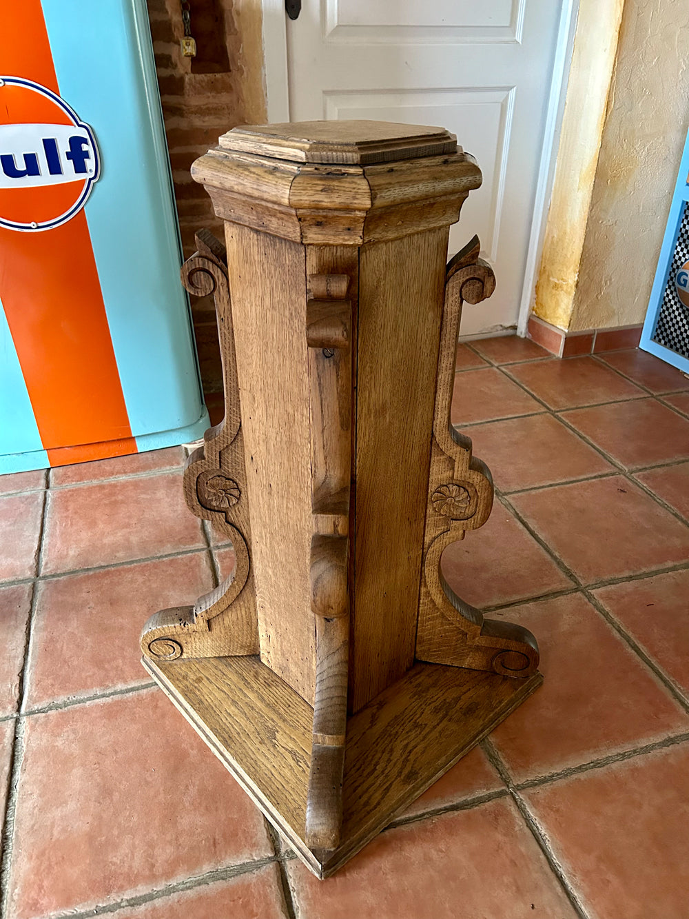 Sellette chêne massif 1900  Réf 4202