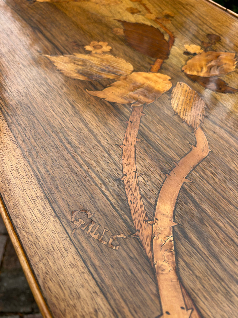 Table à Thé Art Nouveau  Etablissement " Emile gallé " 1900